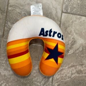 Houston Astros U-Neck Pillow Memory Foam